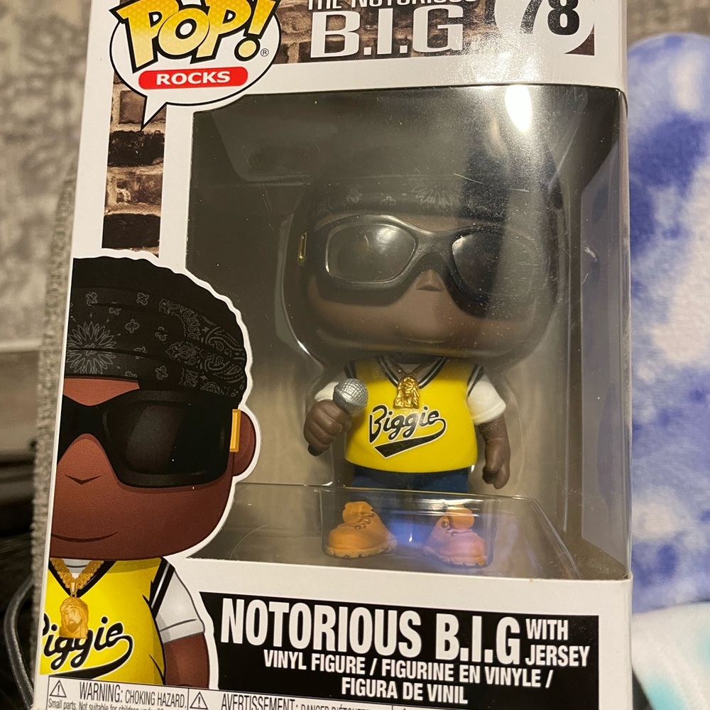 New in box Funko Pop Rocks The Notorious B.I.G